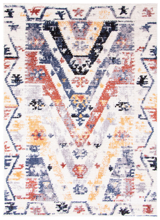 Carpette Paloma Quashqai blanche - 6 pi 7 po x 9 pi 6 po