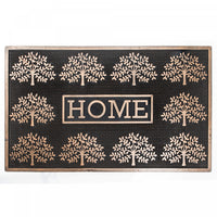 Tapis de plancher « Home » orné d’arbres, en caoutchouc