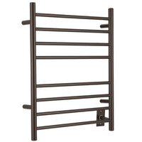Porte-serviettes chauffant électrique Prestige d’Ancona 8 barres, câblé ou branché - AN-5382