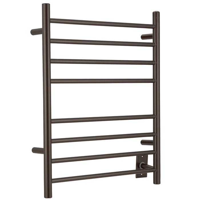 Porte-serviettes chauffant électrique Prestige d’Ancona 8 barres, câblé ou branché - AN-5382