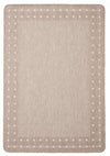 Carpette Clementine brun clair - 4 pi 4 po x 6 pi 5 po