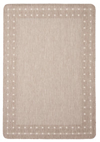 Carpette Clementine brun clair - 4 pi 4 po x 6 pi 5 po