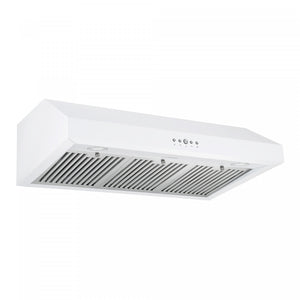 Hotte de cuisinière sous l'armoire Ancona de 36 po à conduit - AN-18043WH