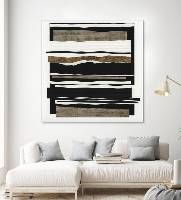 Œuvre d’art murale Giant Art « Time After Time Ii » 72 x 72
