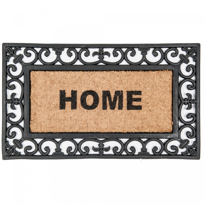 Tapis de plancher en caoutchouc et tapis-brosse « Home »