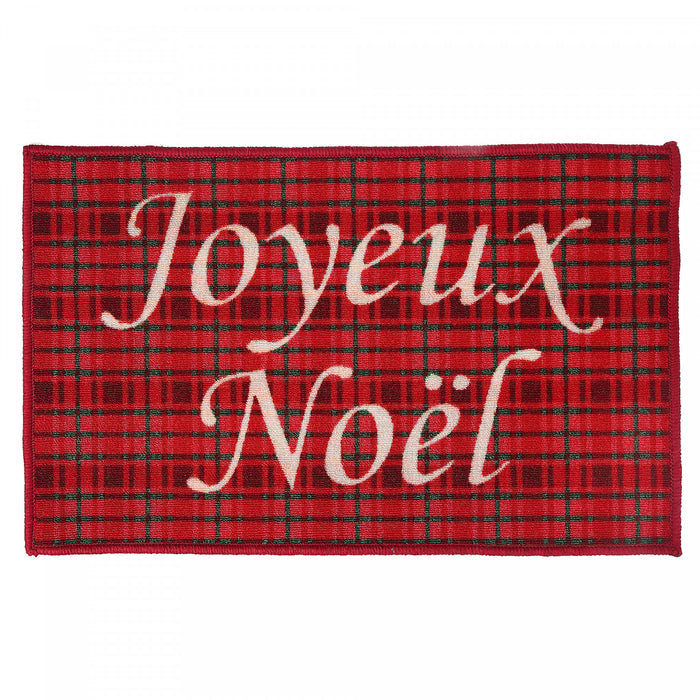 Tapis de plancher décoratif « Joyeux Noël » 18 x 30