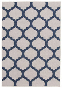 Carpette Sophie grisebleu marine - 5 pi 3 po x 7 pi 7 po