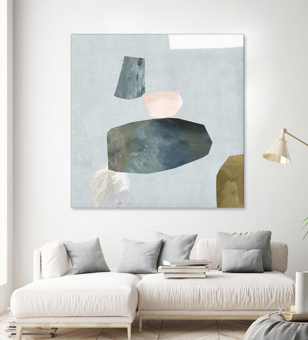 Œuvre d’art murale Giant Art « Assembly Ii » 54 x 54