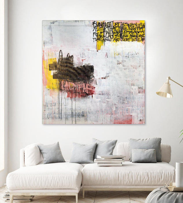 Œuvre d’art murale Giant Art « Jump In The Air » 72 x 72
