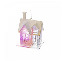 Ornement à DEL d’une maison - ensemble de 12 ornements de Noël
