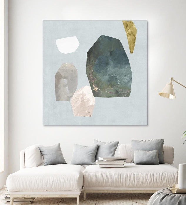 Œuvre d’art murale Giant Art « Assembly I » 54 x 54