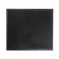 Tapis de plancher noir robuste à épingles en caoutchouc