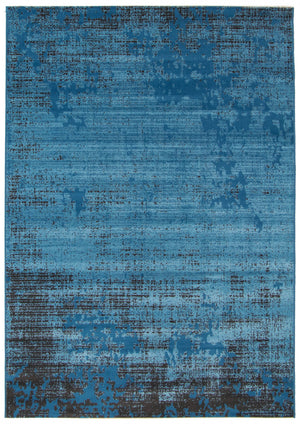 Carpette Janaki bleue 6 pi 7 po x 9 pi 6 po