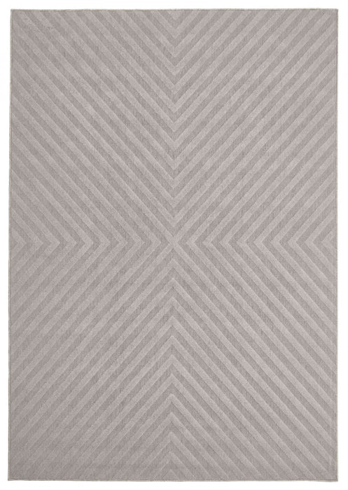 Carpette Dodie grise 6 pi 7 po x 9 pi 6 po