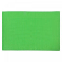 Napperon vert lime en vinyle de style classique - ensemble de 12