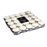 Paquet de 50 bougies chauffe-plats blanches non parfumées