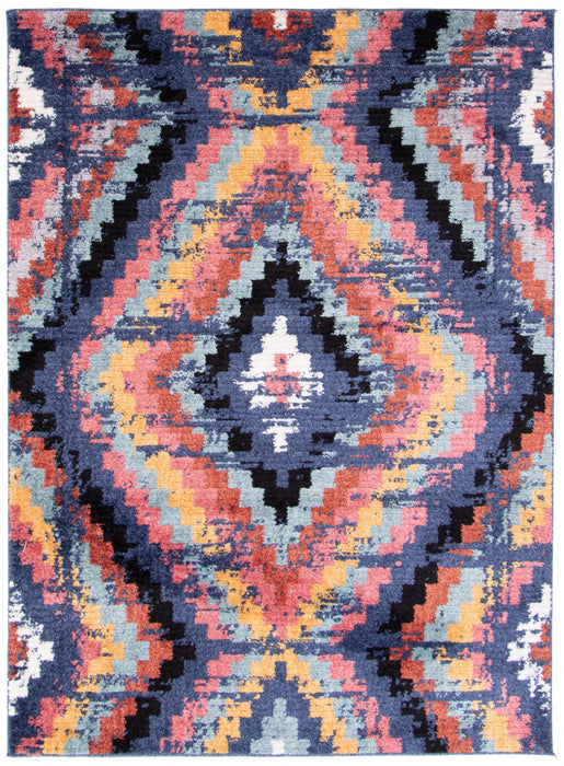 Carpette Paloma Casa bleu marine - 8 pi 0 po x 10 pi 0 po