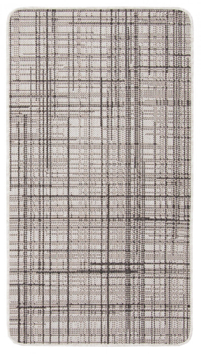 Carpette Panthea grise - 2 pi 2 po x 3 pi 11 po