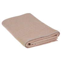 Serviette de bain nattée taupe 30 x 60 - ensemble de 2 serviettes