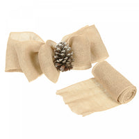 Ruban en jute naturelle 10 po x 5 verges