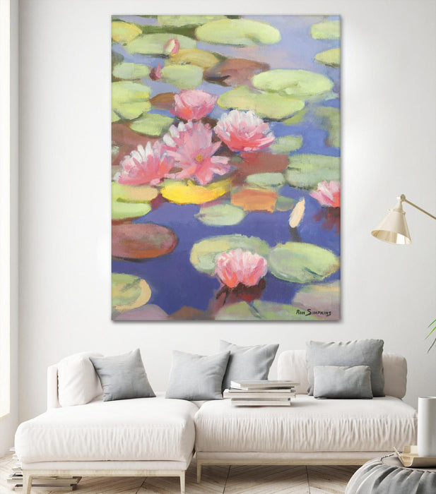 Œuvre d’art murale Giant Art « Passion In Pink » 72 x 54