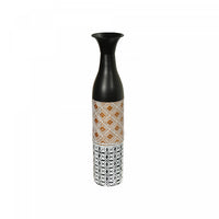 Vase Midnight Charm 24 po en métal