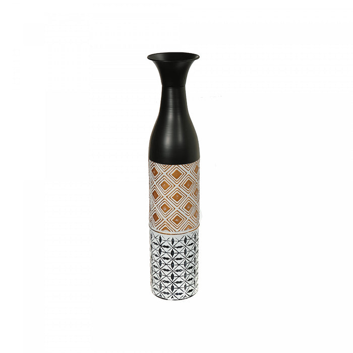 Vase Midnight Charm 24 po en métal