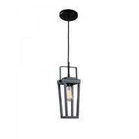  Luminaire suspendu II Carriage noir à 1 ampoule 