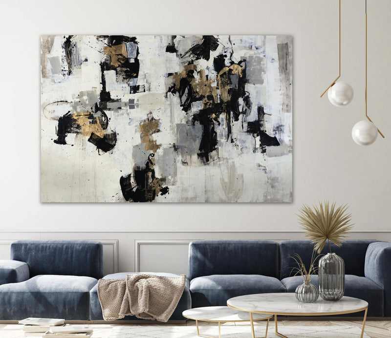 Œuvre d’art murale Giant Art « Gold Gloved Boxer » 84 x 54