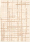 Carpette Sadie Burburry champagne taupe - 5 pi 3 pox 7 pi 7 po