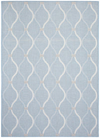 Carpette Neisha Abstract bleu clair 5 pi 3 po x 7 pi 3 po