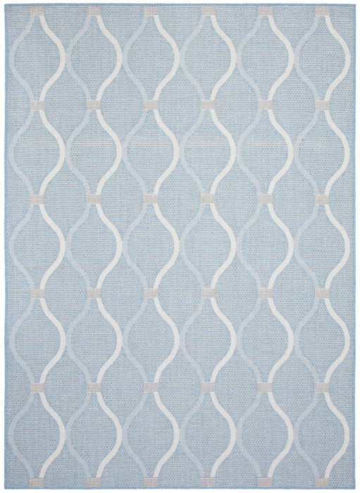 Carpette Neisha Abstract bleu clair 5 pi 3 po x 7 pi 3 po