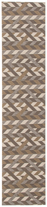 Carpette Bellezza brun foncé 2 pi 2 po x 10 pi 0 po