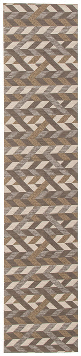 Carpette Bellezza brun foncé 2 pi 2 po x 10 pi 0 po