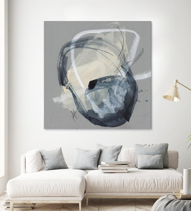 Œuvre d’art murale Giant Art « Tandem Loops I » 54 x 54