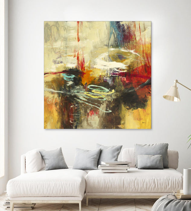 Œuvre d’art murale Giant Art « Instictual Beauty Ii » 72 x 72