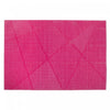 Napperon magenta en vinyle à motif électrisant - ensemble de 12