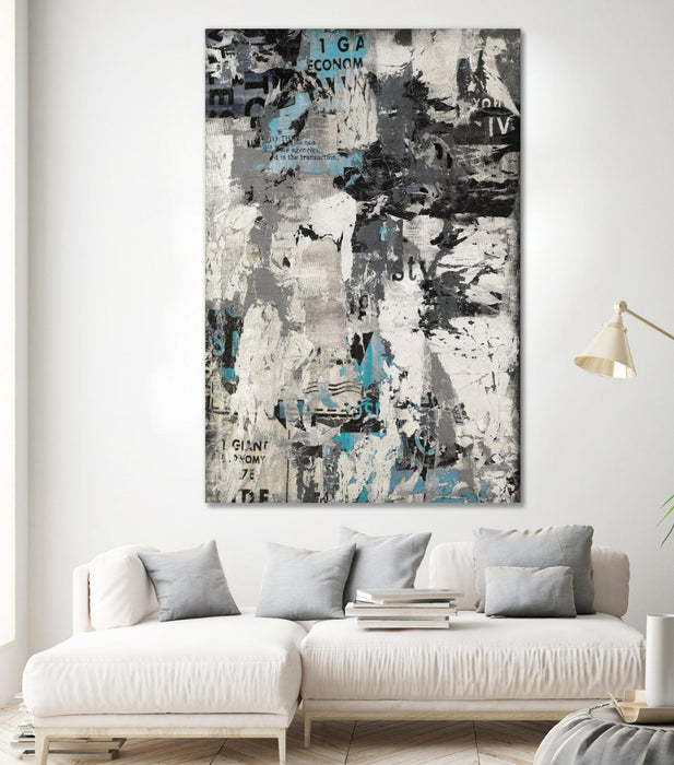 Œuvre d’art murale Giant Art « Wall Street Transactions.tif » 72 x 48