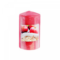 Chandelle pilier parfumée de 2,75 po x 5 po à arôme de croustade aux pommes - ensemble de 2 chandelles