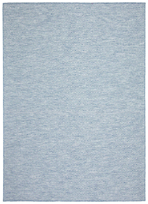 Carpette Neisha Diamond bleue 6 pi 7 po x 9 pi 6 po