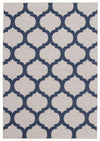 Carpette Sophie grisebleu marine - 6 pi 7 po x 9 pi 6 po