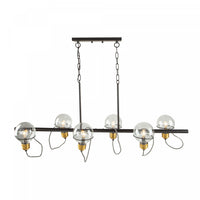 Luminaire suspendu Martina à 6 ampoules