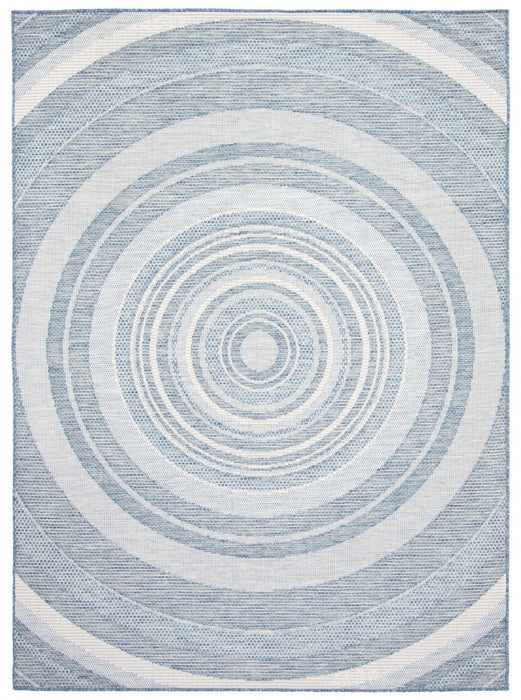 Carpette Neisha Modern bleue 6 pi 7 po x 9 pi 6 po