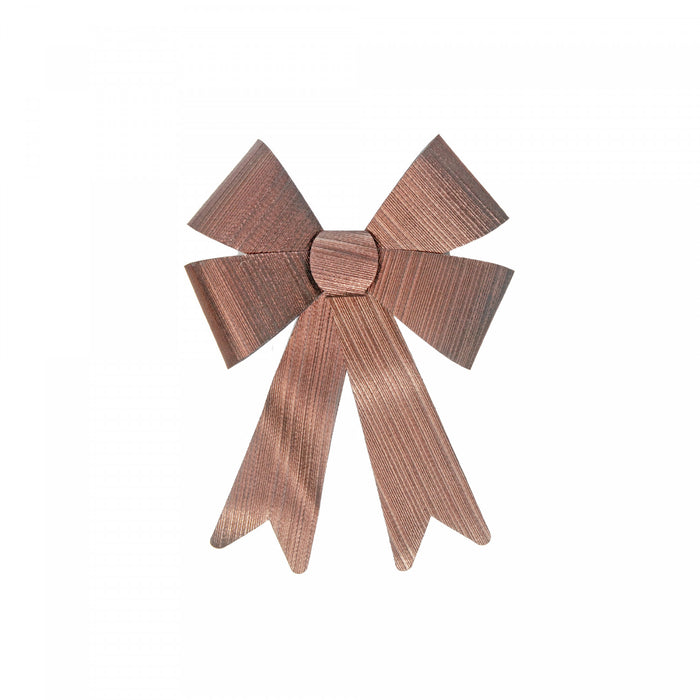 1 boucle brillante bronze - ensemble de 6 articles d’emballage-cadeau