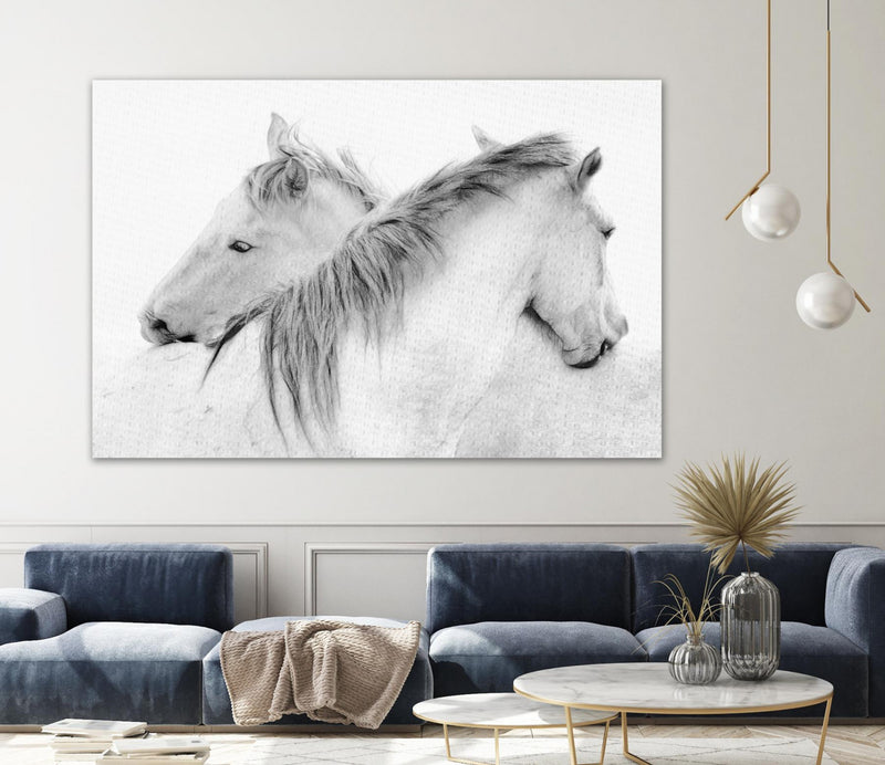 Œuvre d’art murale Giant Art « Stas - Horses » 84 x 54