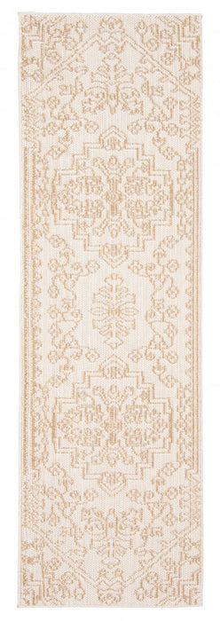 Carpette Halfrida taupe - 2 pi 6 po x 12 pi 0 po