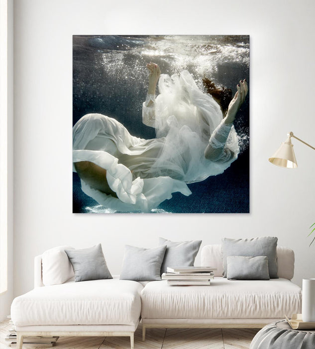Œuvre d’art murale Giant Art « Float 3 » 54 x 54