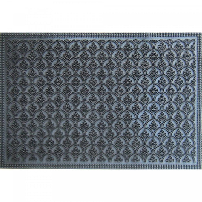 Tapis de plancher à motif d’écailles avec épingles en caoutchouc