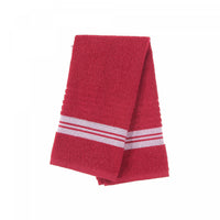 Essuie-mains rouge 16 x 27 de luxe - ensemble de 6 serviettes
