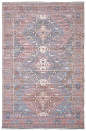 Carpette Samia bleue 7 pi 10 po x 10 pi 0 po